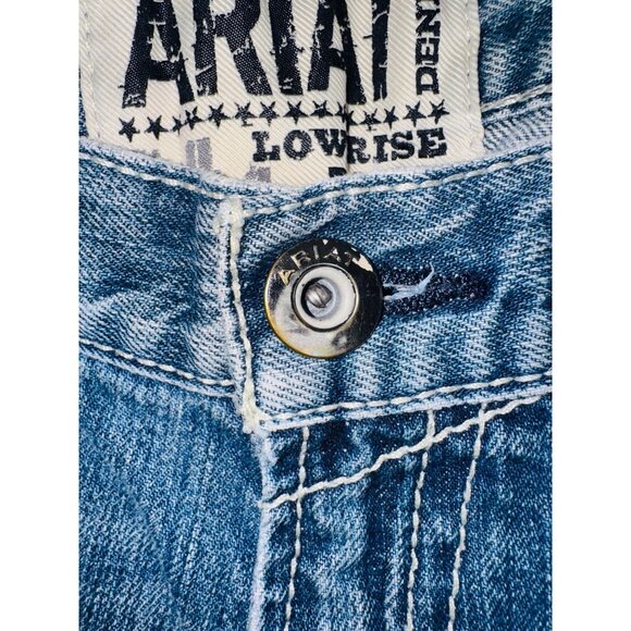 Ariat M4 Low Rise Boot Cut Mens Jeans 30x36 Blue Denim Casual Western Work Wear - Picture 8 of 11